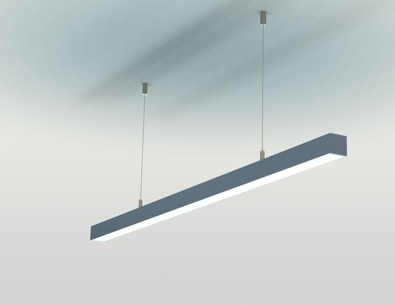 Surface / Pendant Black LED Channel - 435ASL-B