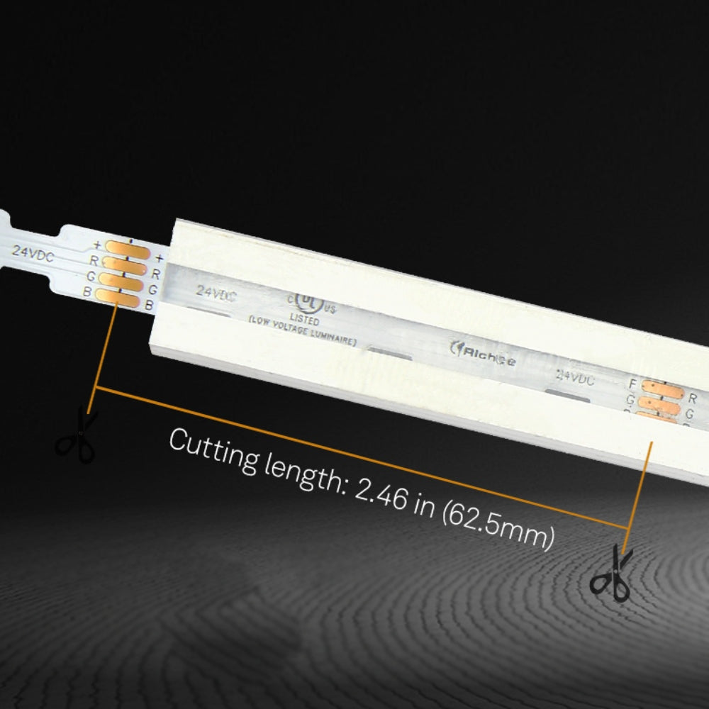 RGB Neon 3D Bendable Strip 4.4W/FT RGB 24V DC