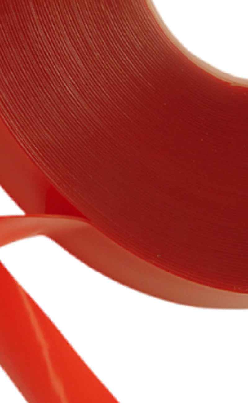 98' 8mm Double Side PET Red Tape