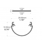 Round LED Channel - 959ASL