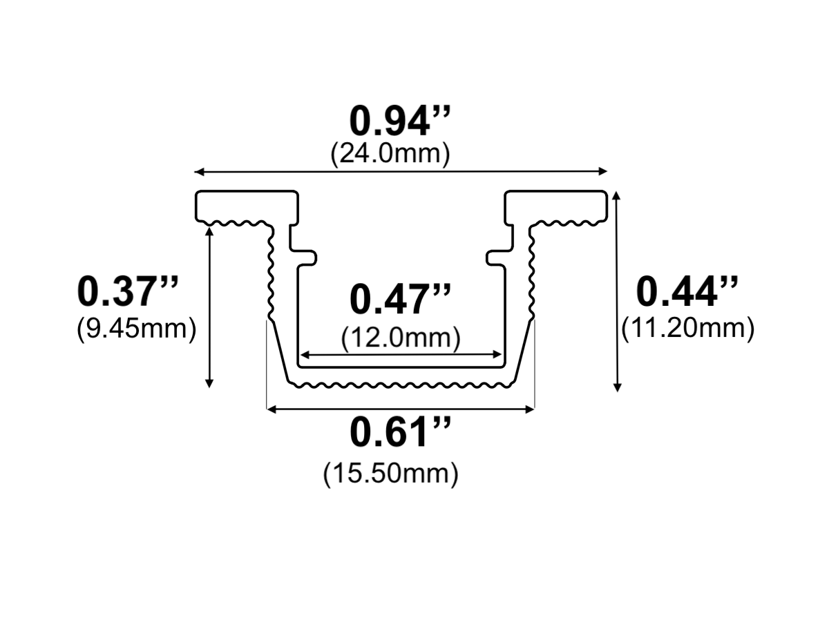 962ASL - Recessed LED Channel
