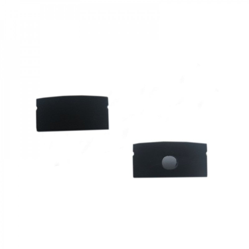 11/16" Black Low Profile Led Aluminum Channel-9631-Black