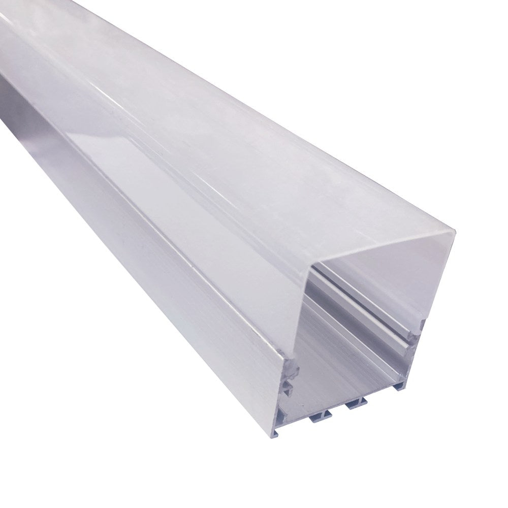 1-9/16" Jumbo Square Top Led Aluminum Channel - 9634-Jumbo
