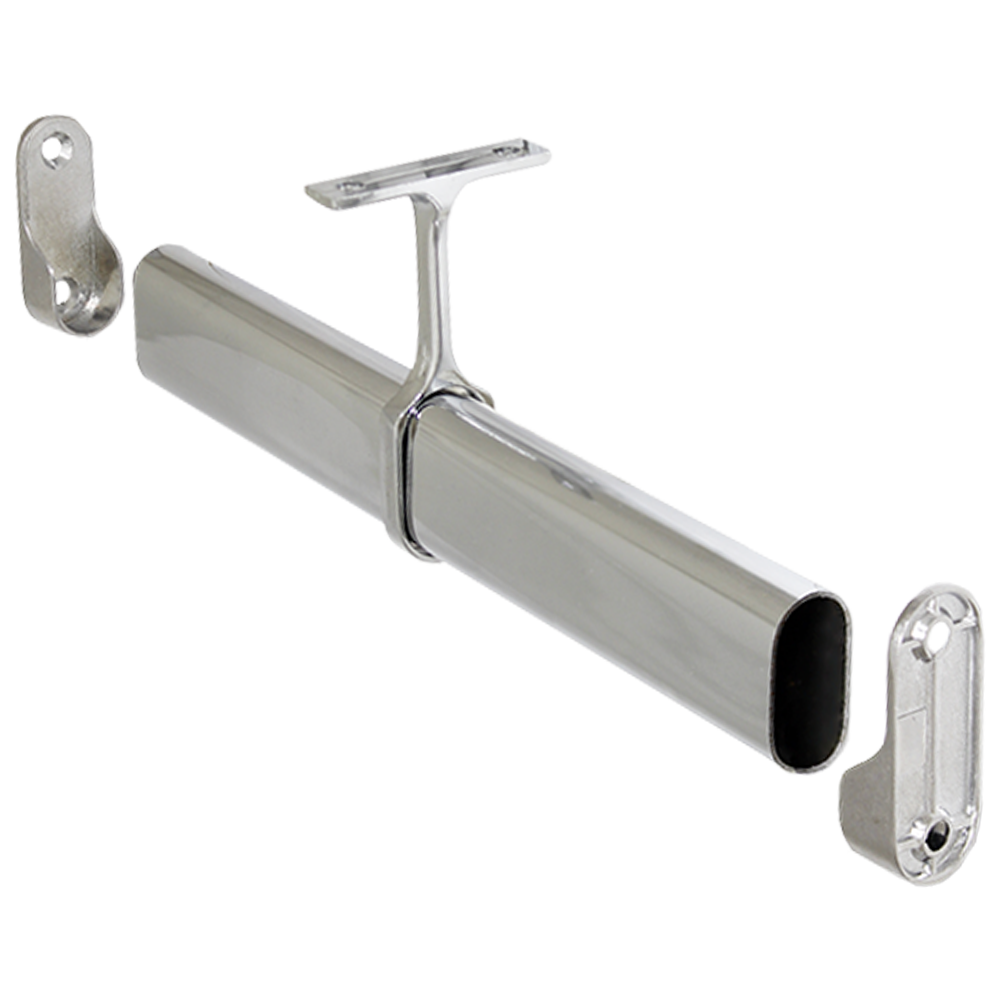 Aluminum Profile Wardrobe Rail (Rounded Cover) - AP16F