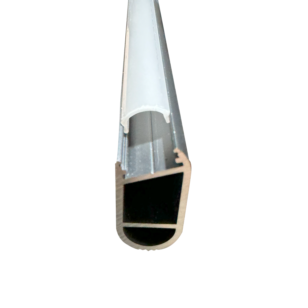Aluminum Profile Wardrobe Rail (Rounded Cover) - AP16F