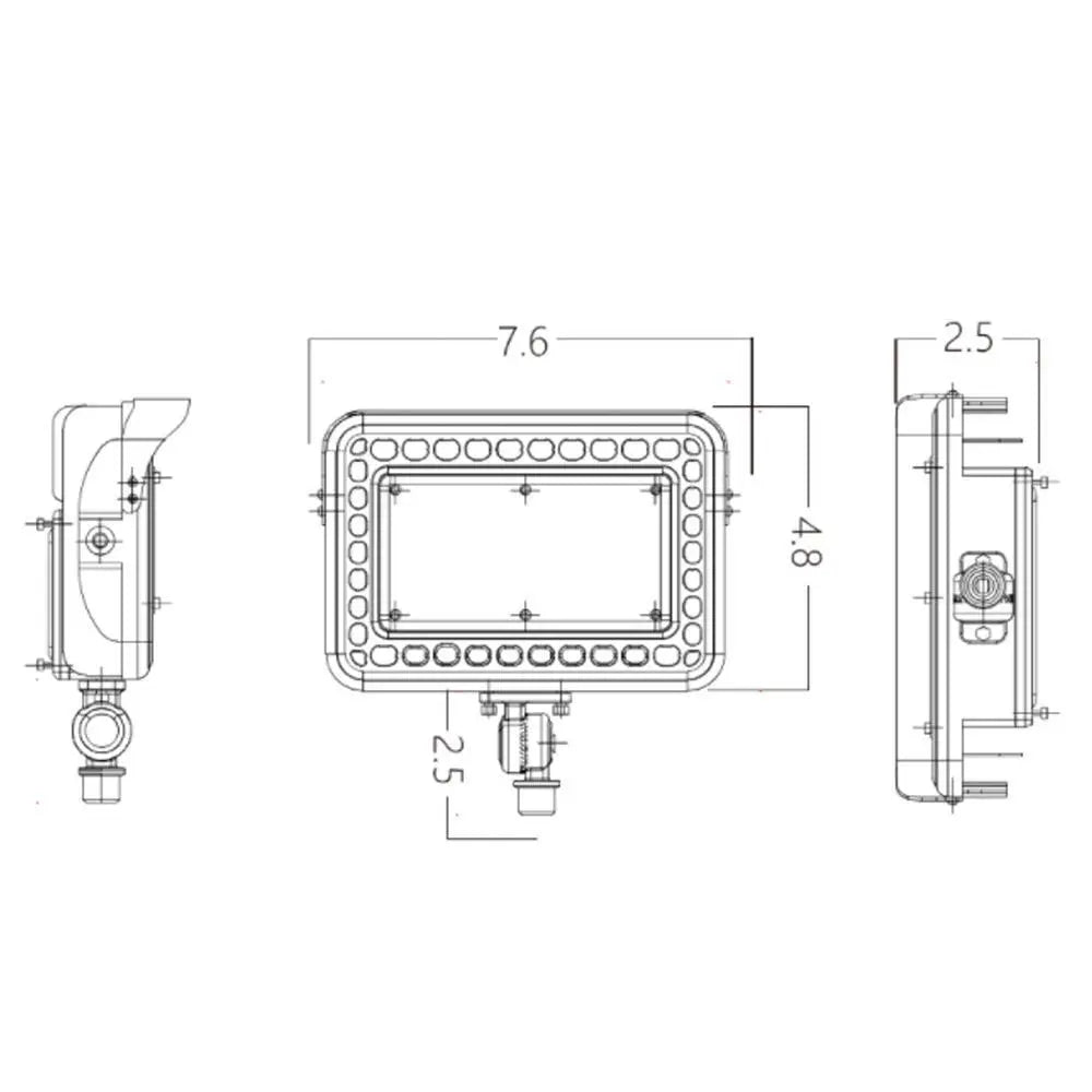 Integrated Aluminum Flood Light - FLA40