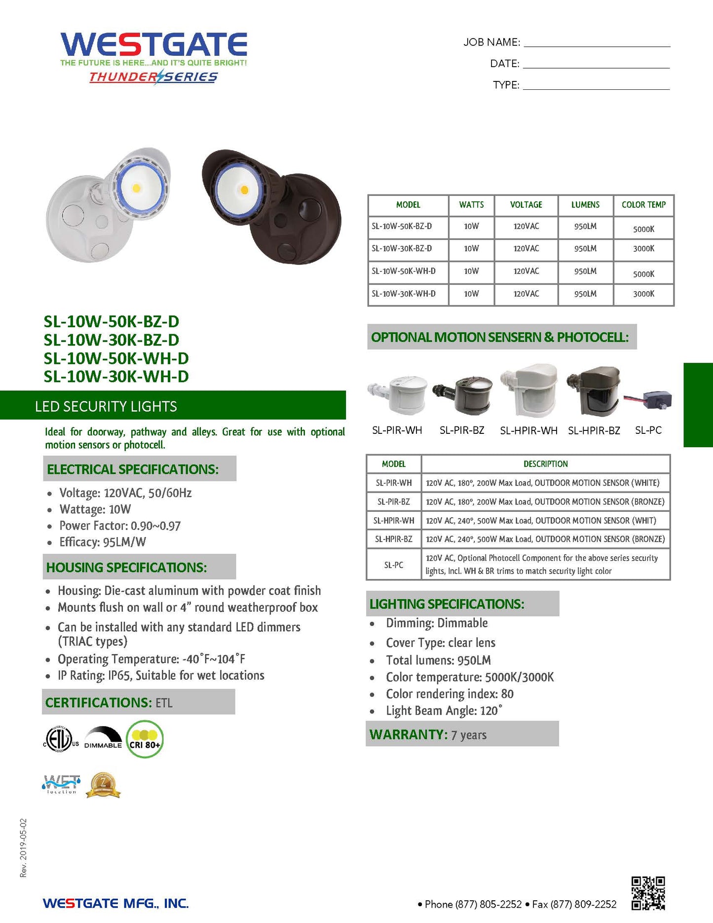 Dimmable LED Flood Lights