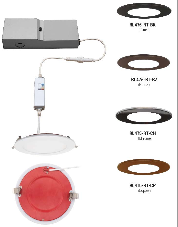 4 Inch Fire Rated Round Slim LED with Multi CCT - FS-RL475