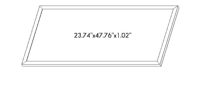 2' X 4" Back-Lit LED Panel with Wattage and CCT Selector - 4 Fixtures