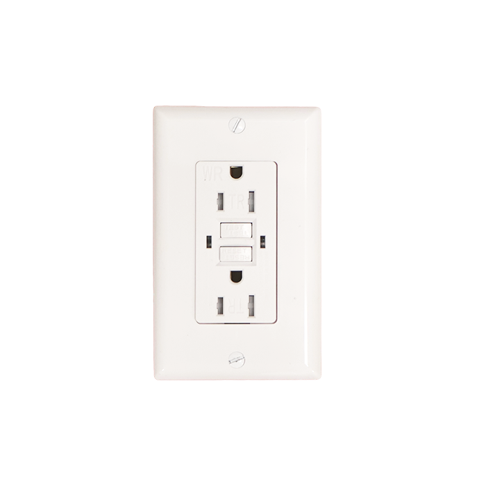 GFCI Outlet 15A Temper Resistant - Weather Resistant