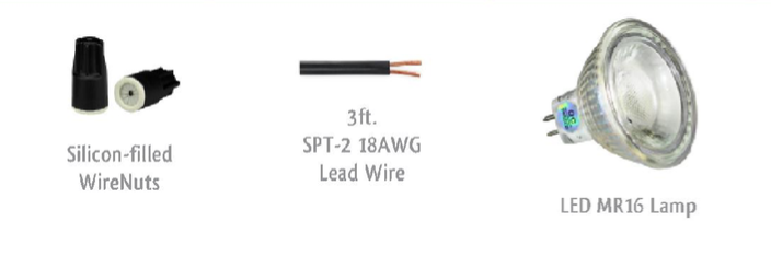 WESTGATE Well Lights with LED Lamps