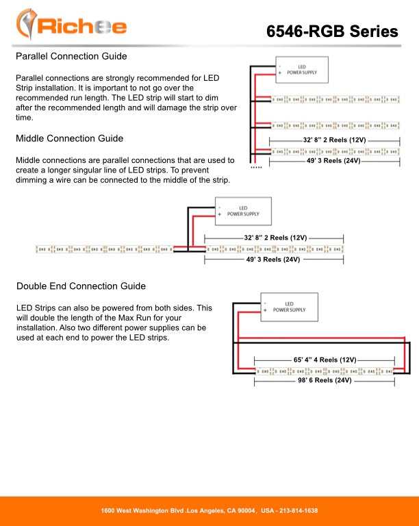 Color Changing RGB 12V DC