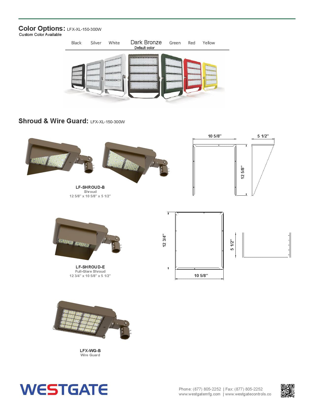 LFX LED Multi-Power High Lumen Flood Light Series - WESTGATE