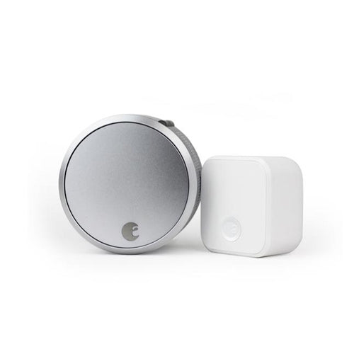 AUGUST SILVER SMART LOCK PRO PLUS BUNDLE WITH CONNECT