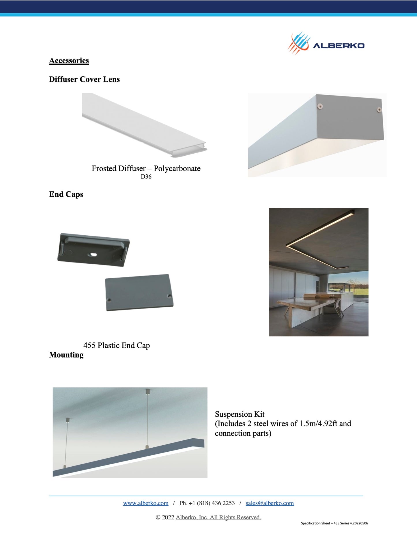 455ASL - Surface / Pendant LED Channel