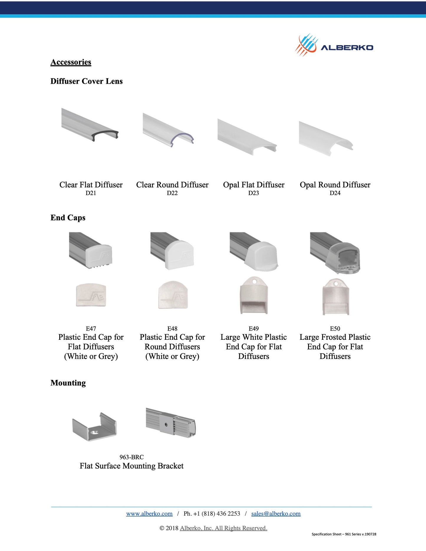 Slimline LED Channel - 961ASL
