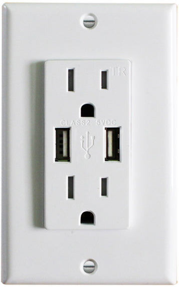Duplex USB Charger 15A