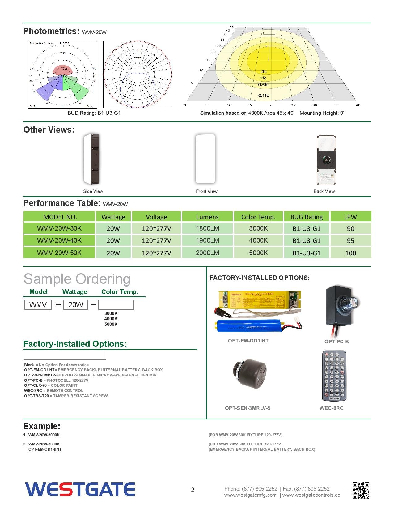 LED Vandal-Proof Wall Packs - WESTGATE