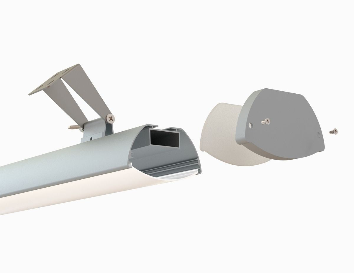 Oval Pendant Linear LED Channel - 531ASL