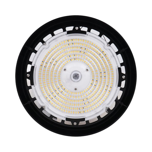 Commercial LED 100/120/150 Watt UFO High Bay 3 Color and 3 Wattage Selectable IP65 Protection Dimmable