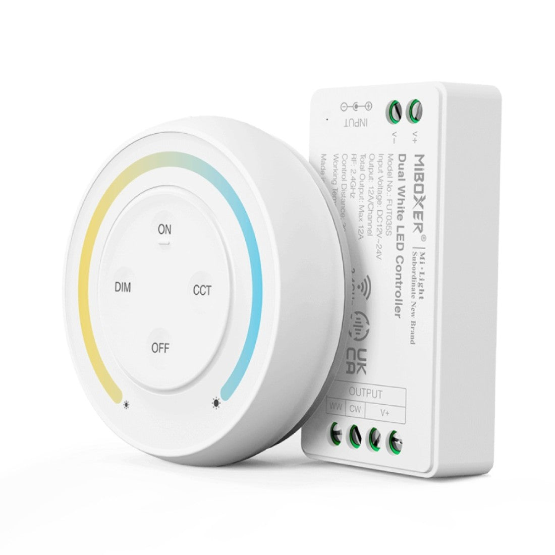 Round Tunable White CCT LED Controller Set