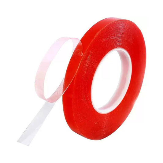 98' 12Mm Thin Double Side Pet Red Tape
