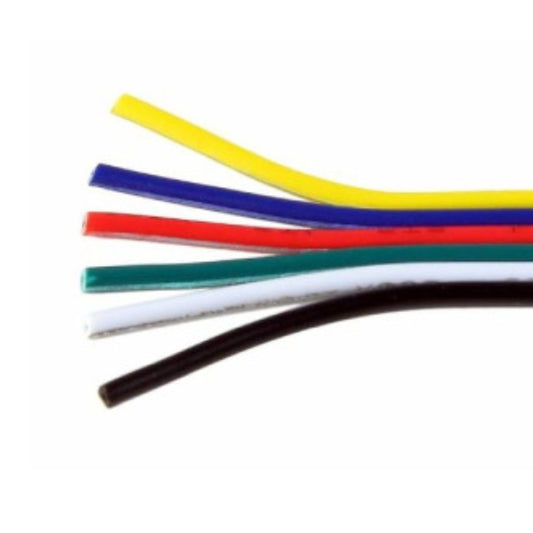 6 X AWG 20 RGB+CCT Wire 100' Insulated Roll