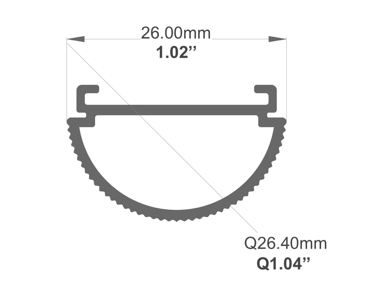 Round LED Channel 957ASL