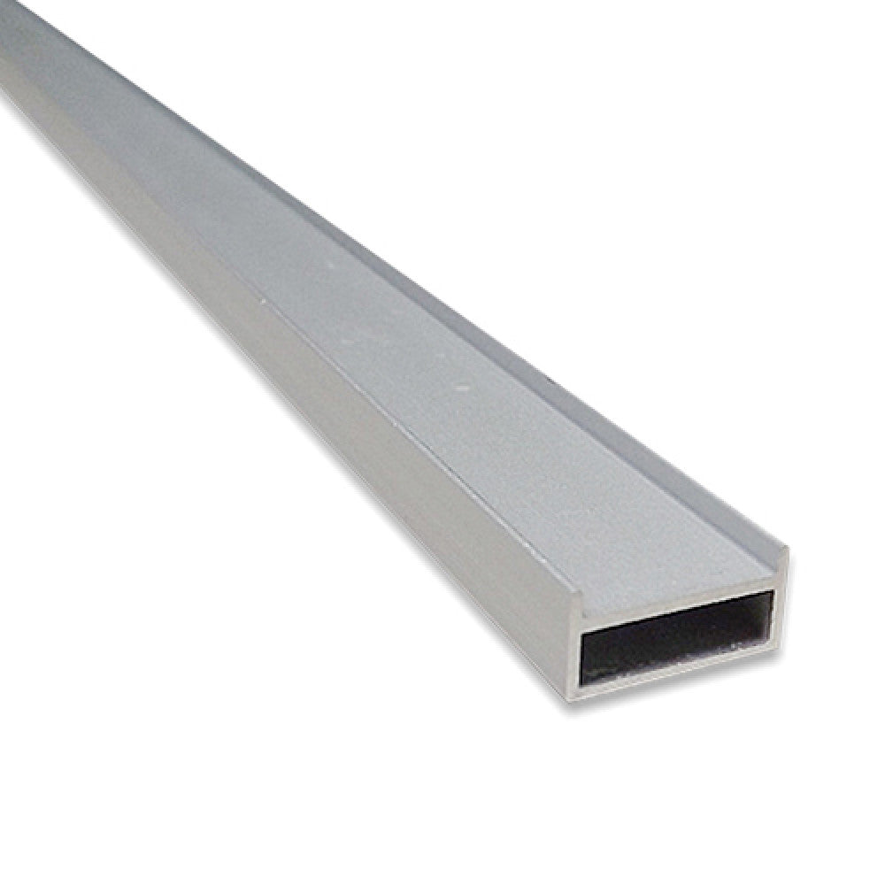 9/16" Flat Slim Led Aluminum Channel - 9601A with Cover