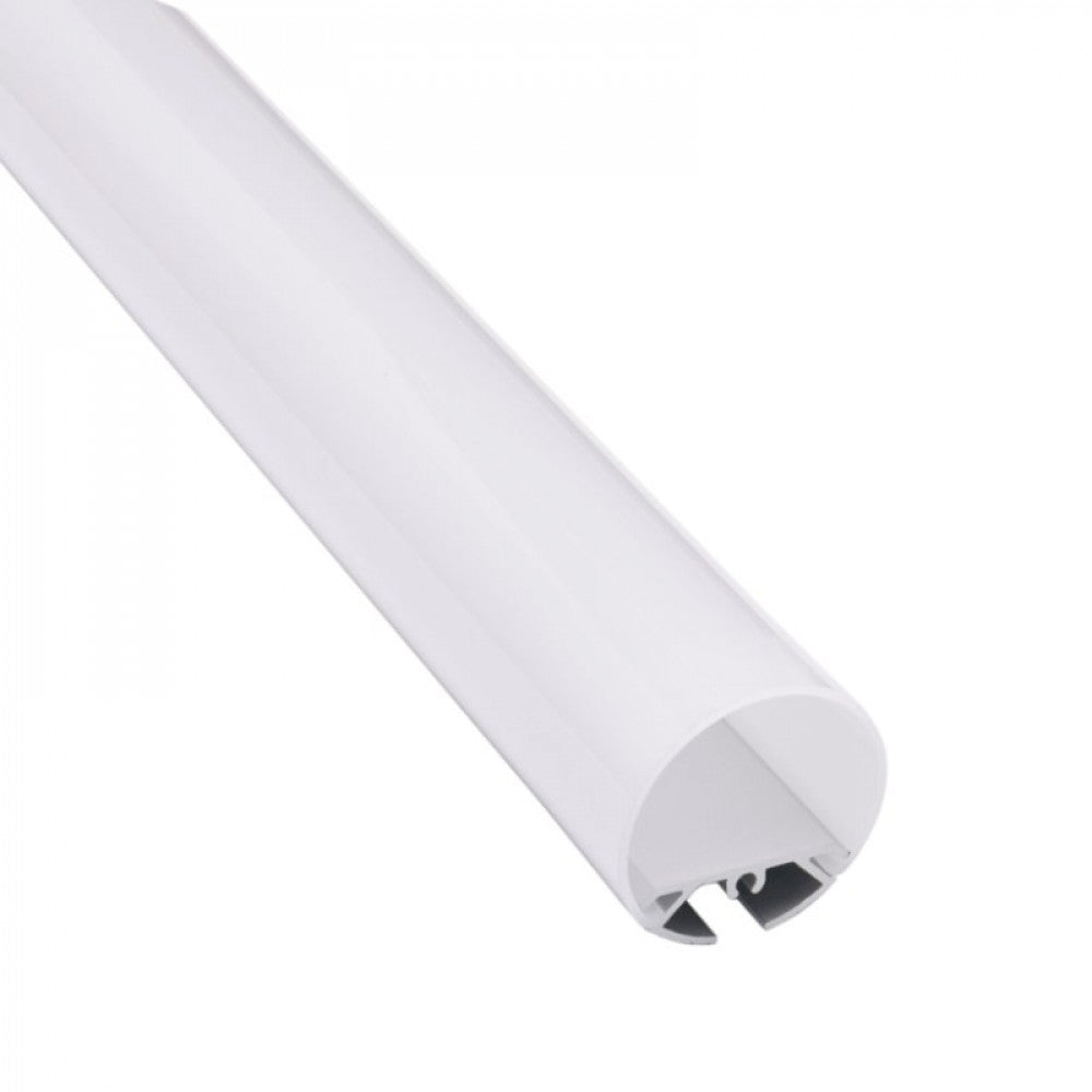 1-1/8" Round Pendant Led Aluminum Channel - 9650