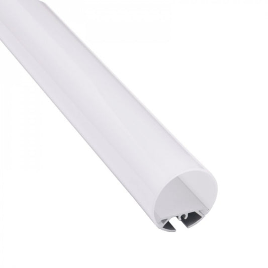 1-1/8" Round Pendant Led Aluminum Channel - 9650