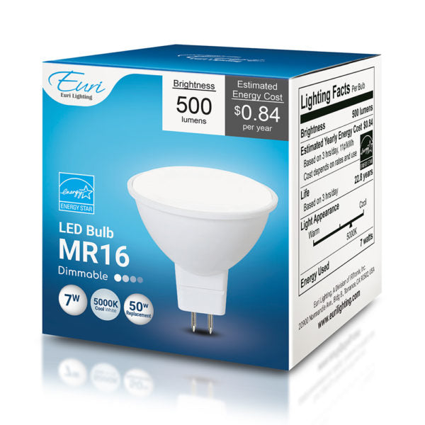 LED MR16 7W Lamp - Euri
