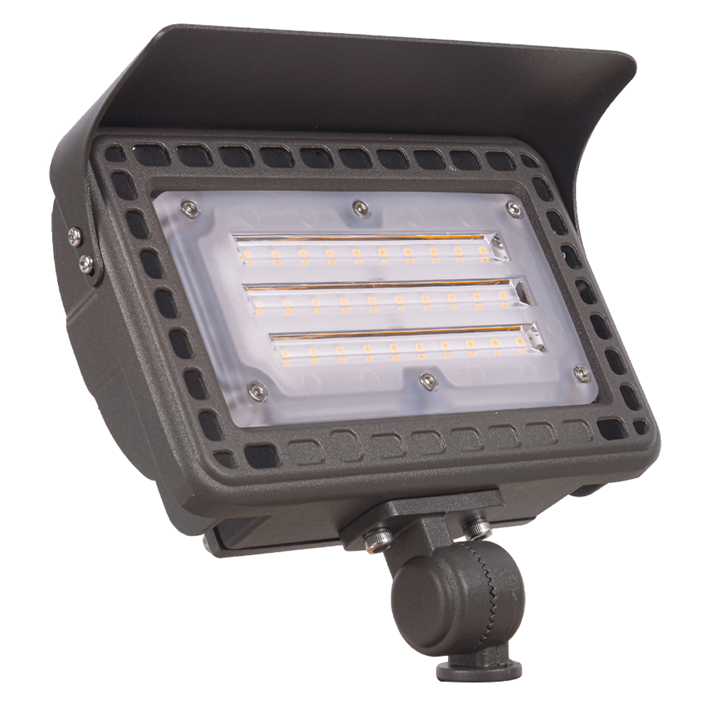 FLACCT40-INTEGRATED 3CCT ALUMINUM FLOOD LIGHT
