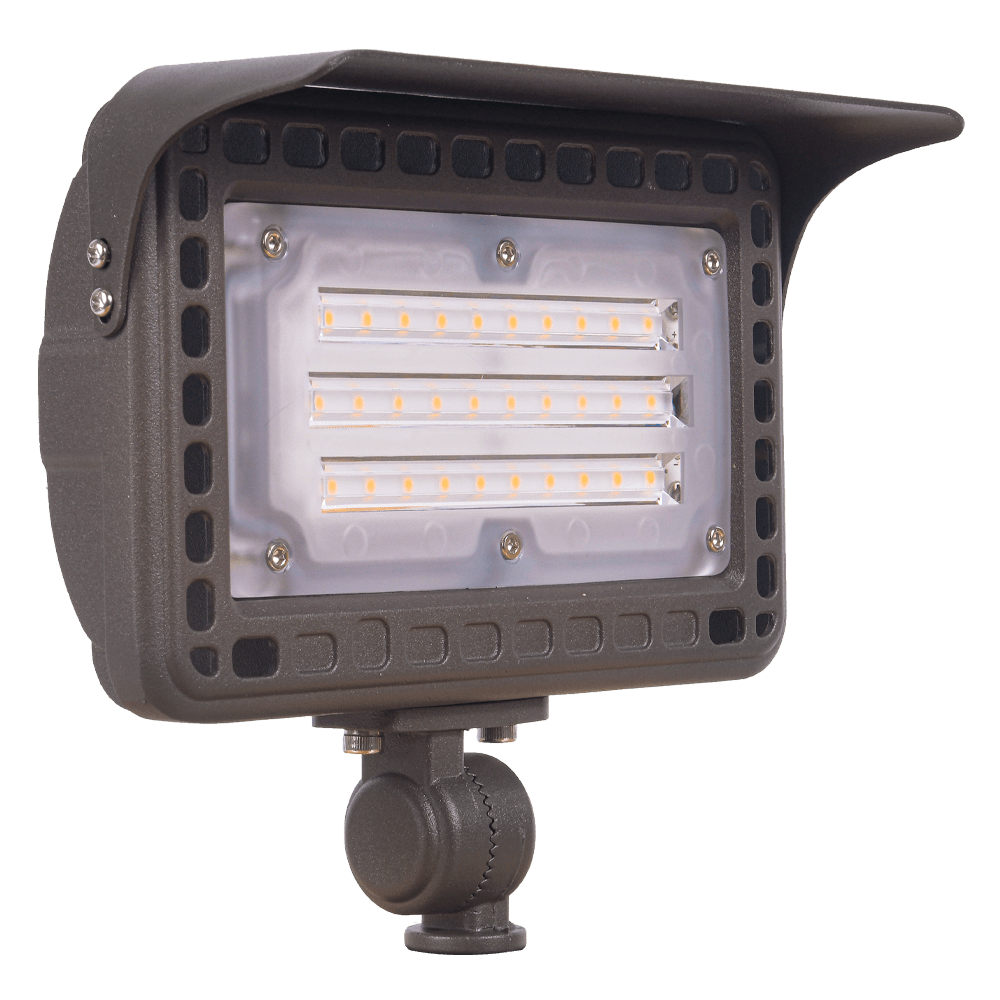 FLACCT40-INTEGRATED 3CCT ALUMINUM FLOOD LIGHT