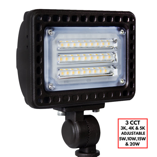 Aluminum LED Low Voltage Flood Light - FLACCT20