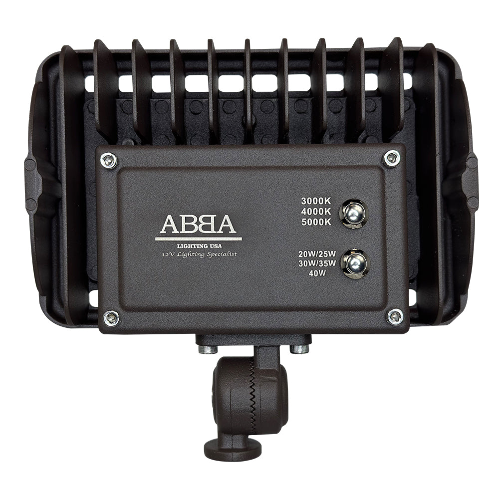 FLACCT40-INTEGRATED 3CCT ALUMINUM FLOOD LIGHT