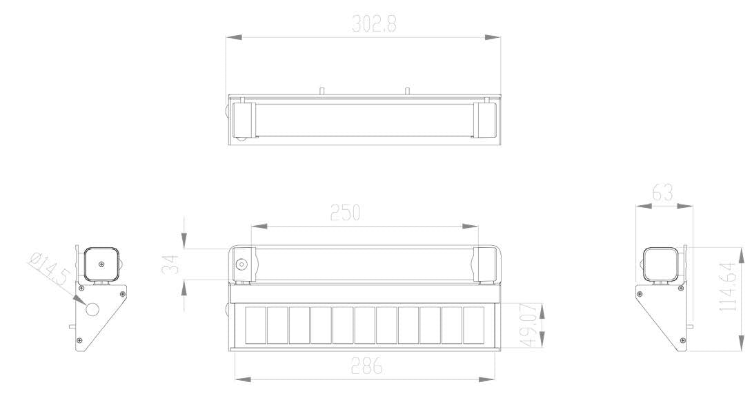 Solar Roadway Stud Light, 8W, 3000K/6000K