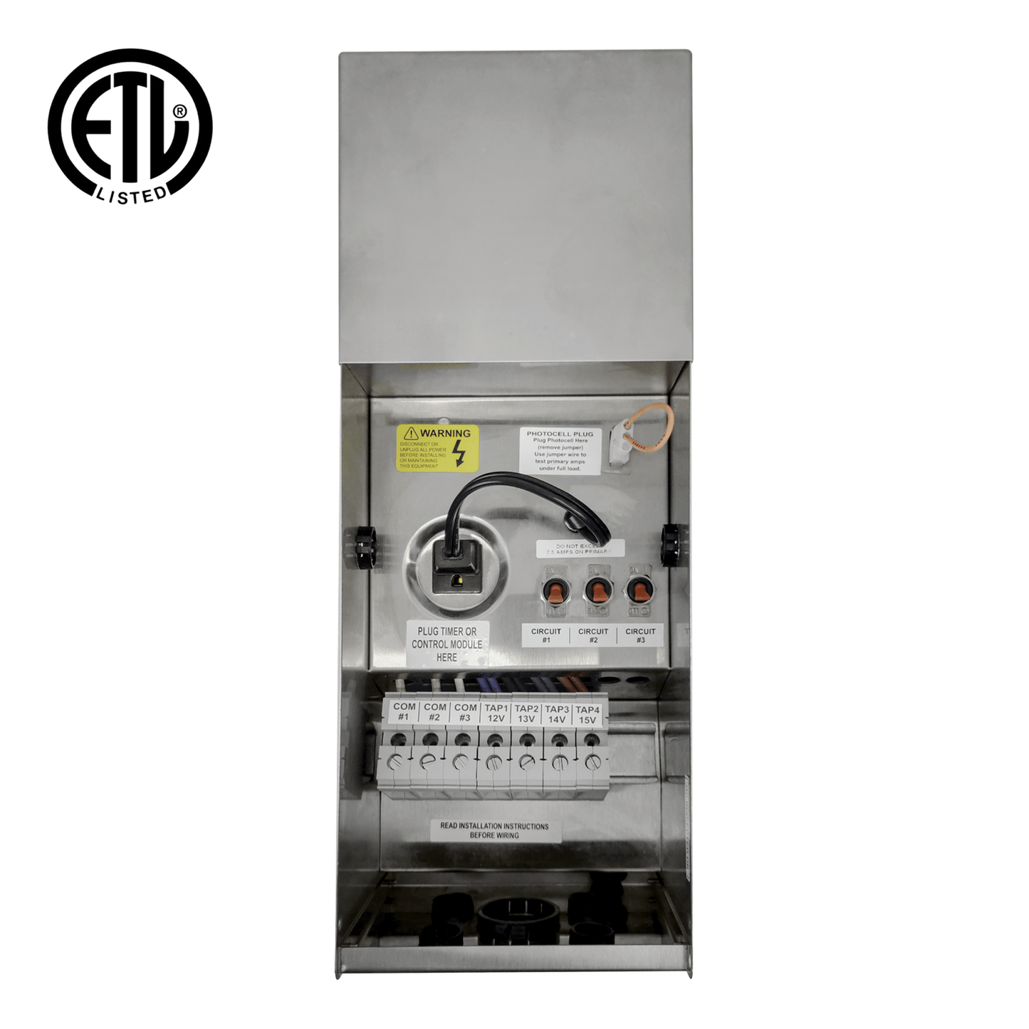900W Manual Stainless Steel Transformer - TSR900