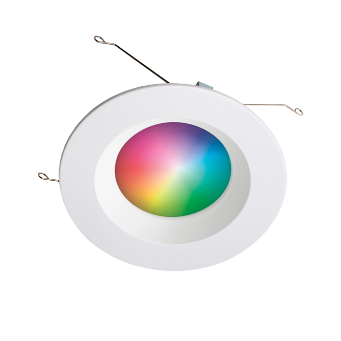 6" Smooth Smart Retrofit Downlight with RGBW