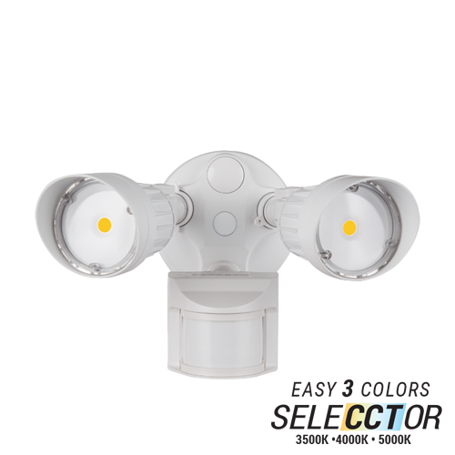 LED 2-Head Motion Activated Security Light