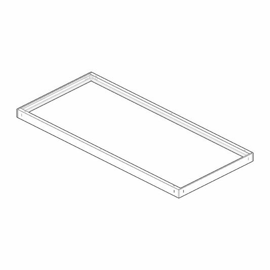 Surface mounting kit for 2X4 panel