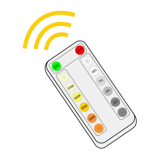 Remote Control for Multi-Color Temp. & Power Outdoor Fixture For WMX-MCTP-D & WMX-MCTP-D-WH