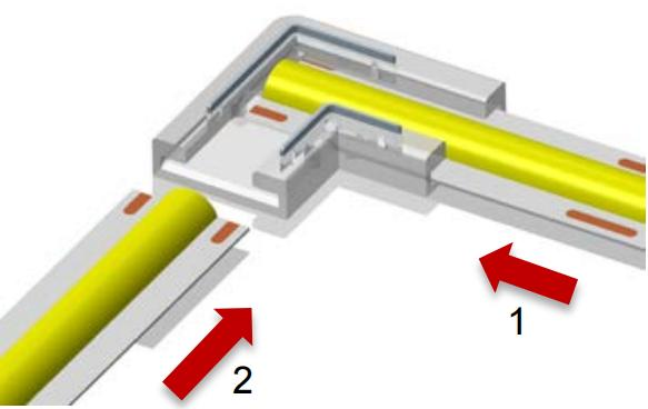 8mm Solderless L Strip Coupling