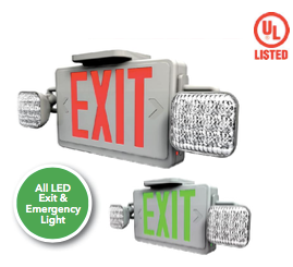WESTGATE Combination LED Exit & LED Emergency