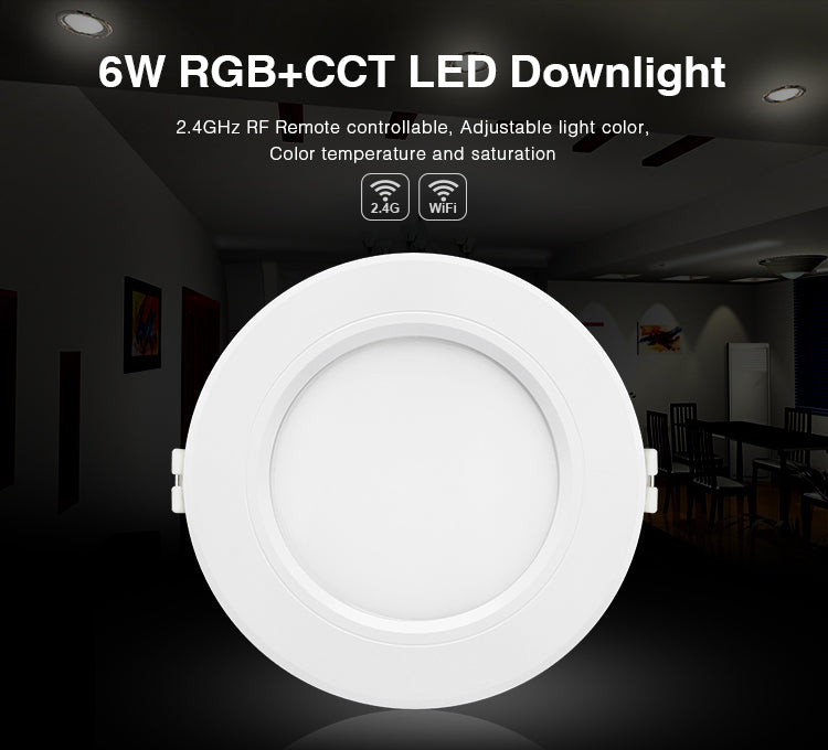 4 Inch RGB+CCT RECESSED PANEL LIGHT