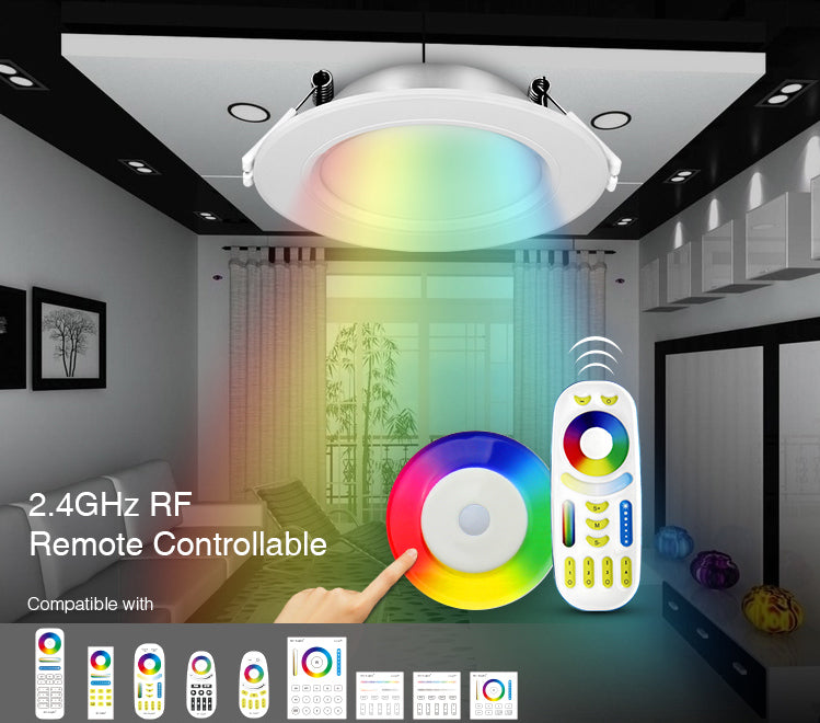 4 Inch RGB+CCT RECESSED PANEL LIGHT