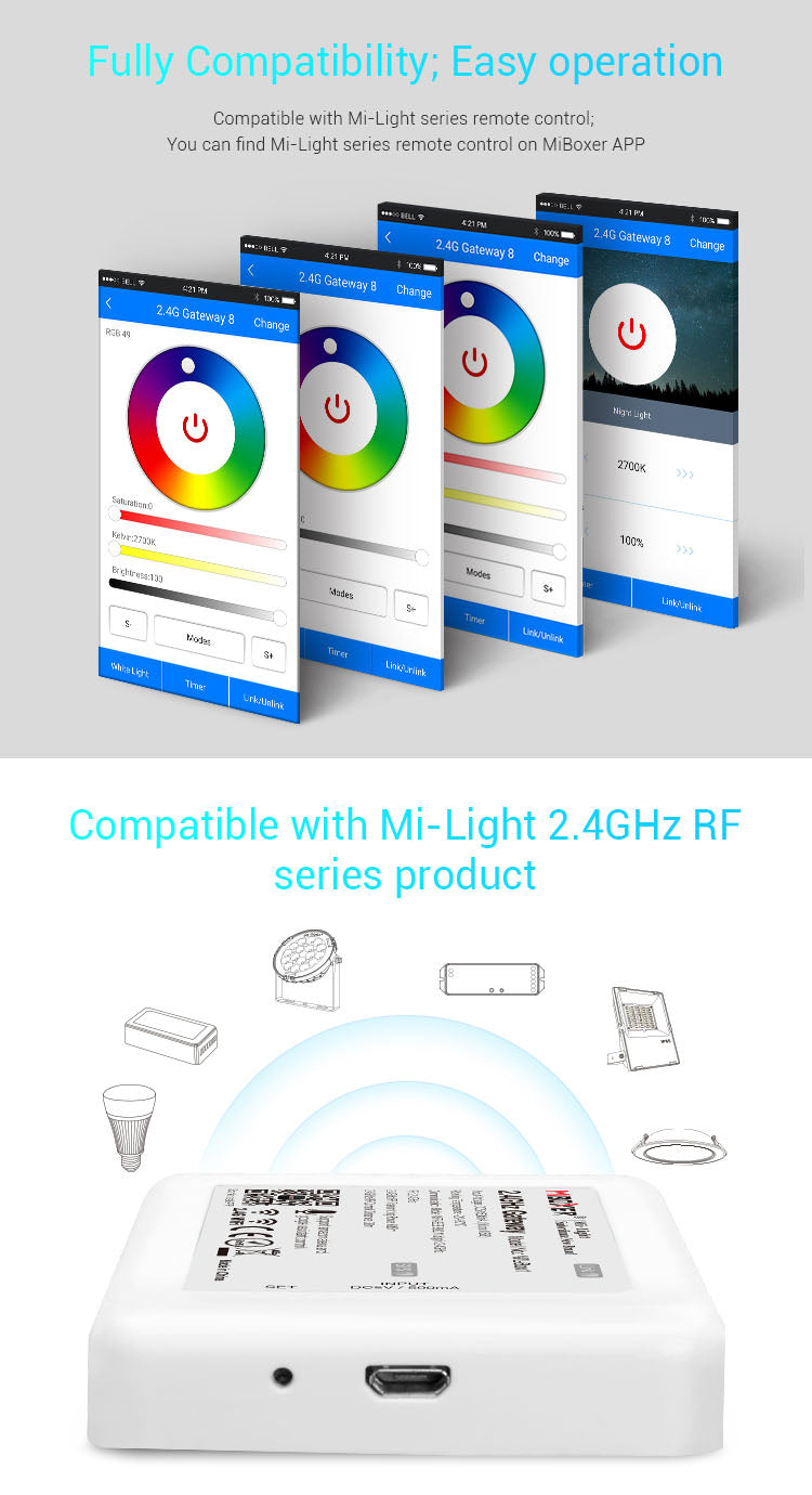 Mi Light WiFi Controller