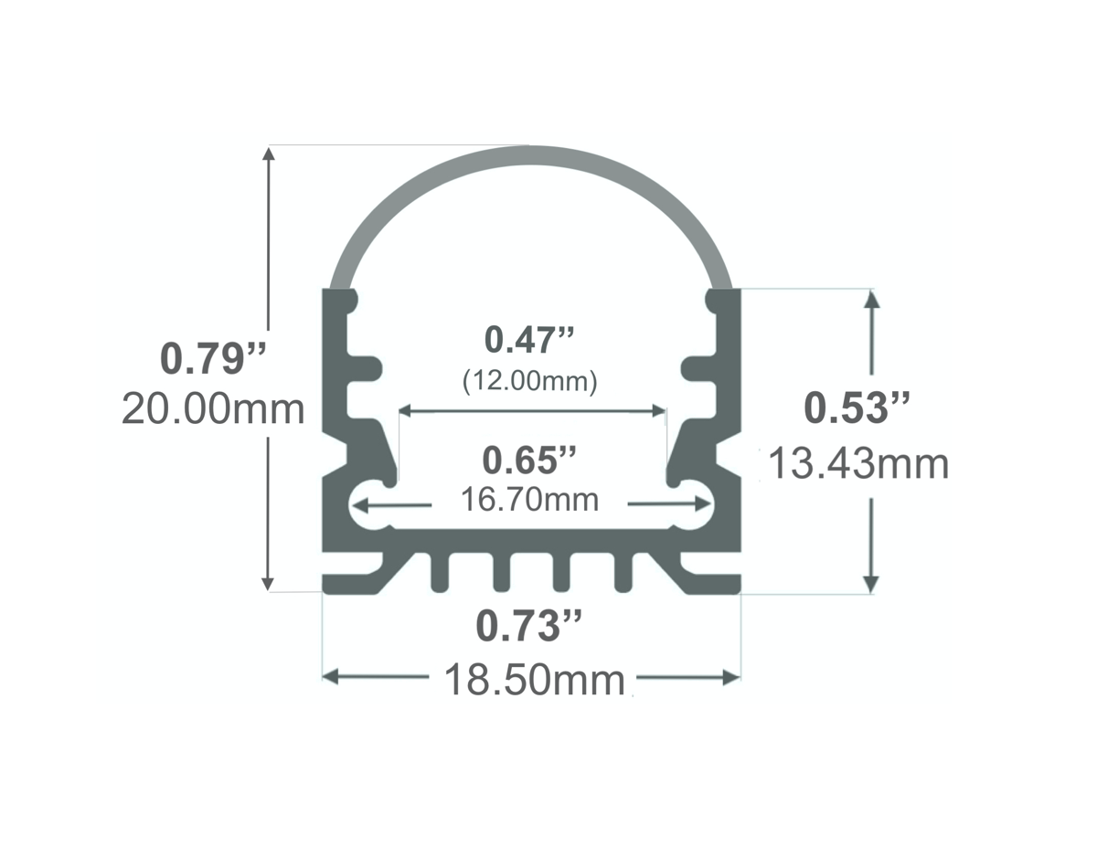 Slimline LED Channel - 961ASL