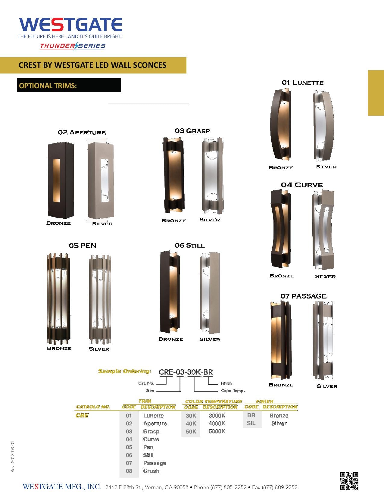 Crest by Westgate - Bronze Lunette - WESTGATE