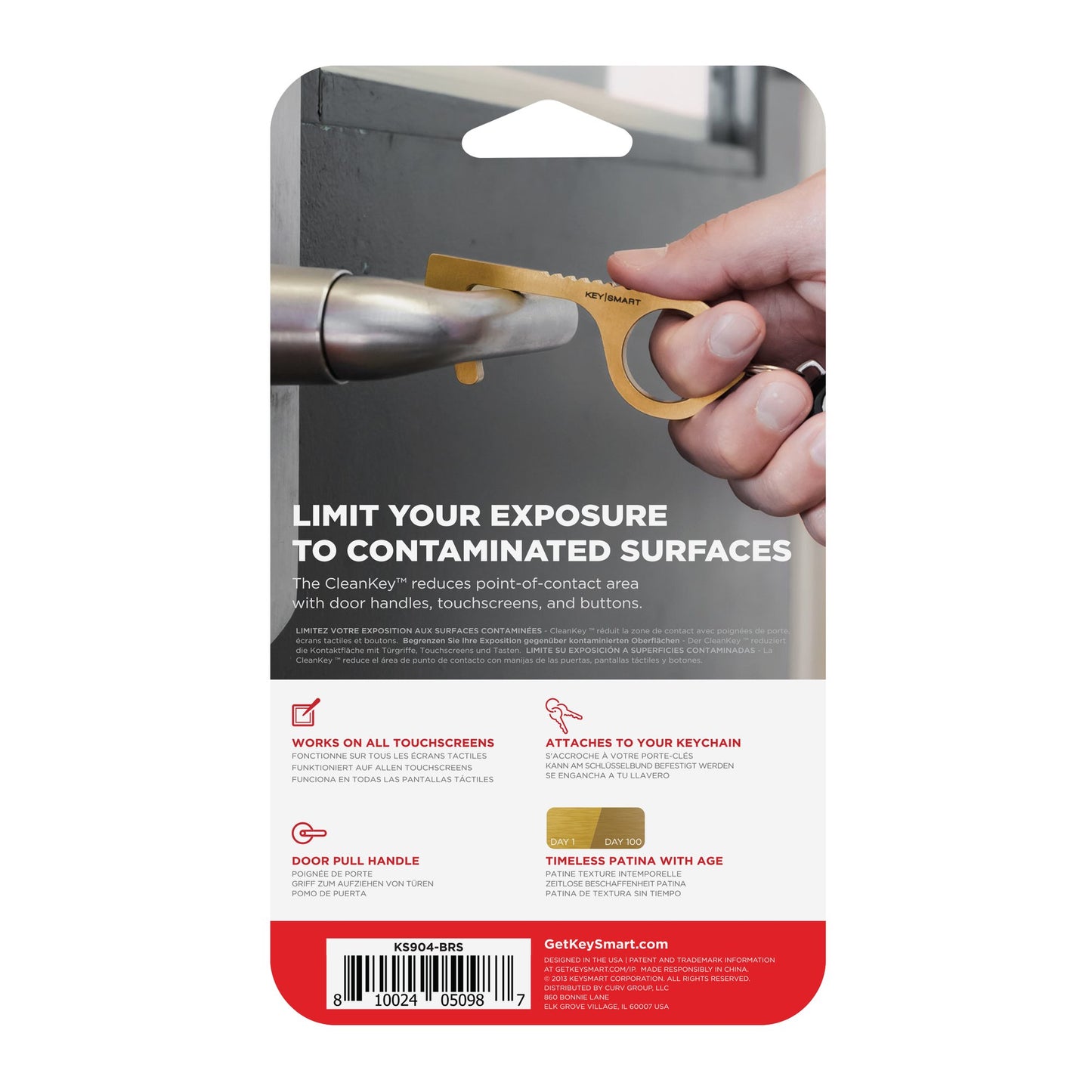 CleanKey Brass Hand Tool